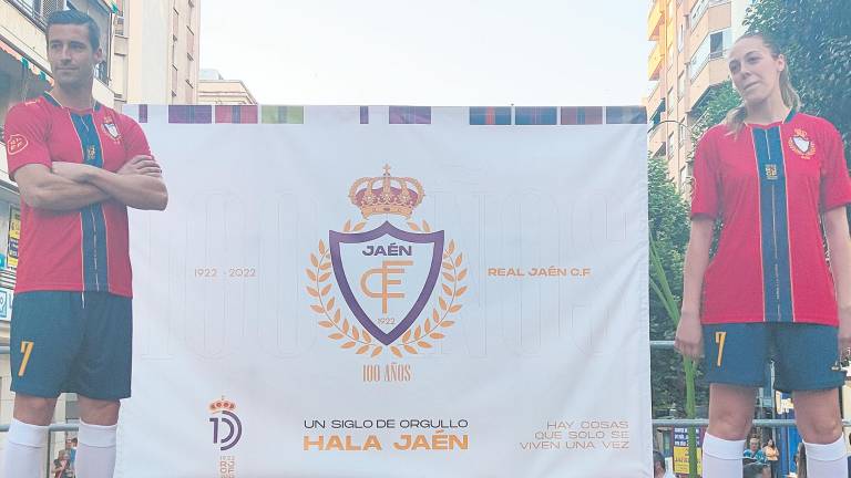 Olímpica camiseta del Centenario del Real Jaén Olímpica camiseta del Centenario del Real Jaén