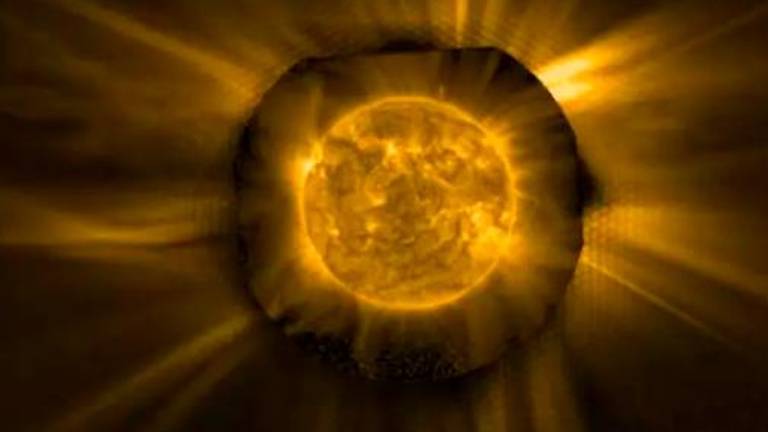 Un truco de cámara para ver una nueva imagen del Sol Un truco de cámara para ver una nueva imagen del Sol