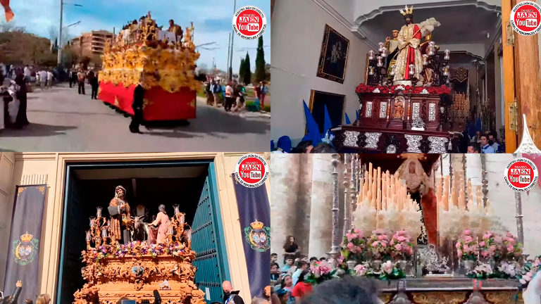 Cuatro procesiones dan el pistoletazo de salida a una semana de devoción Cuatro procesiones dan el pistoletazo de salida a una semana de devoción