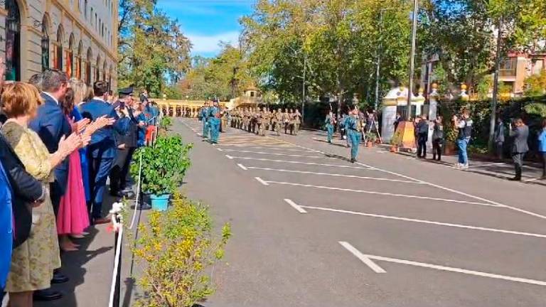 Desfile de honores al jiennense Luis Ortega Carmona tras tomar posesión como general de la IV Zona de la Guardia Civil Desfile de honores al jiennense Luis Ortega Carmona tras tomar posesión como general de la IV Zona de la Guardia Civil
