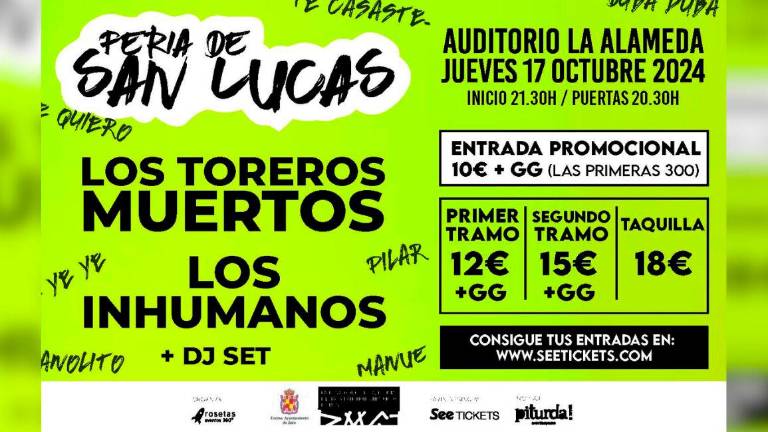La esencia de los 80 llegará a San Lucas de la mano de Los Toreros Muertos y Los Inhumanos La esencia de los 80 llegará a San Lucas de la mano de Los Toreros Muertos y Los Inhumanos