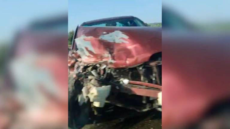 Aparatoso accidente en la A-306, a la altura de La Nava Aparatoso accidente en la A-306, a la altura de La Nava