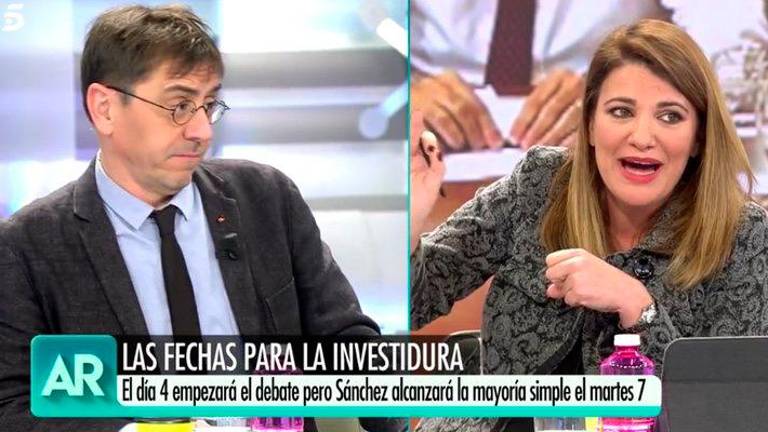 María Claver a Mondero: “No seas un impresentable” María Claver a Mondero: “No seas un impresentable”