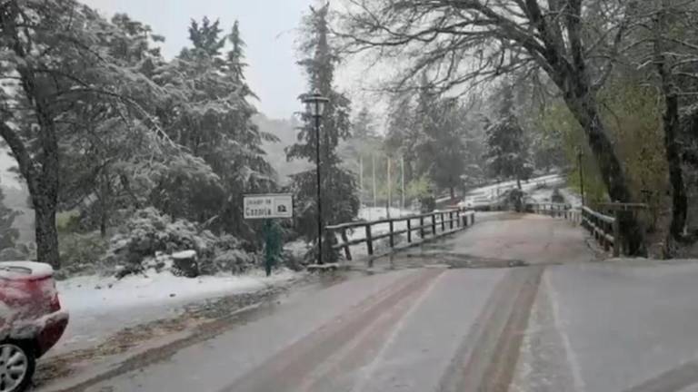 A 1.400 metros de altitud: Manto blanco en el Parador de Cazorla A 1.400 metros de altitud: Manto blanco en el Parador de Cazorla