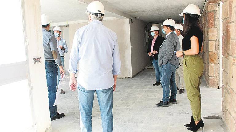 Visita a las obras del nuevo centro socio-asistencial para mayores