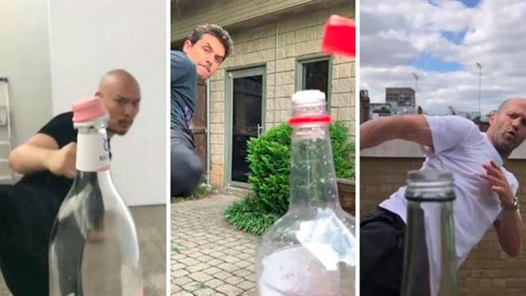 El nuevo reto viral de quitar el tapón a una botella de una patada El nuevo reto viral de quitar el tapón a una botella de una patada