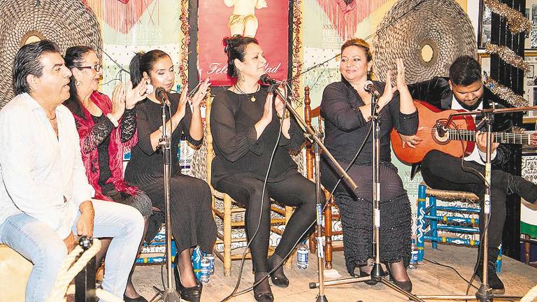 Espectáculo con mucho arte y duende en la peña flamenca Espectáculo con mucho arte y duende en la peña flamenca
