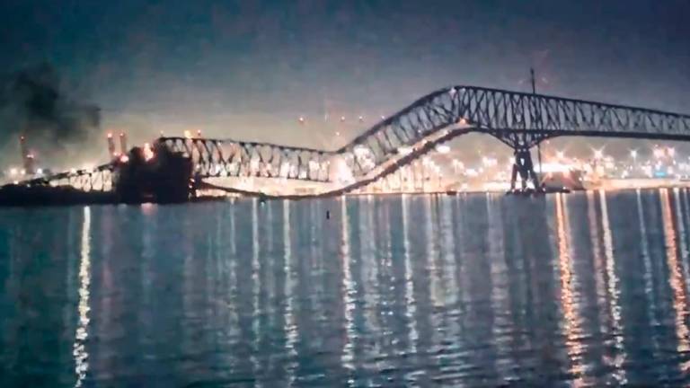 Se derrumba el mayor puente de Baltimore en Estados Unidos