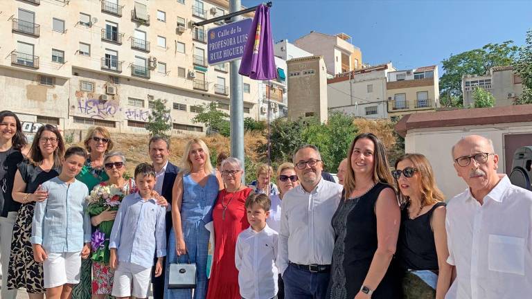 Luisa Ruiz Higueras da nombre a una nueva calle en la Ronda Sur Luisa Ruiz Higueras da nombre a una nueva calle en la Ronda Sur