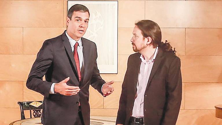 Fracaso de Sánchez e Iglesias Fracaso de Sánchez e Iglesias