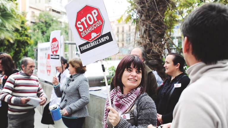 Casi 550 desahucios en un año