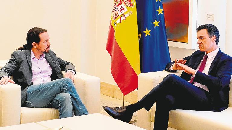 Pedro Sánchez veta a Iglesias Pedro Sánchez veta a Iglesias