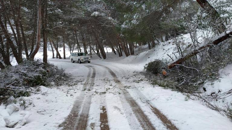 Se restablece el tráfico en la carretera de las juntas de Santiago-Pontones Se restablece el tráfico en la carretera de las juntas de Santiago-Pontones