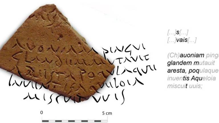 Encuentran un poema de Virgilio en un ánfora romana de aceite fabricada hace 1.800 años Encuentran un poema de Virgilio en un ánfora romana de aceite fabricada hace 1.800 años