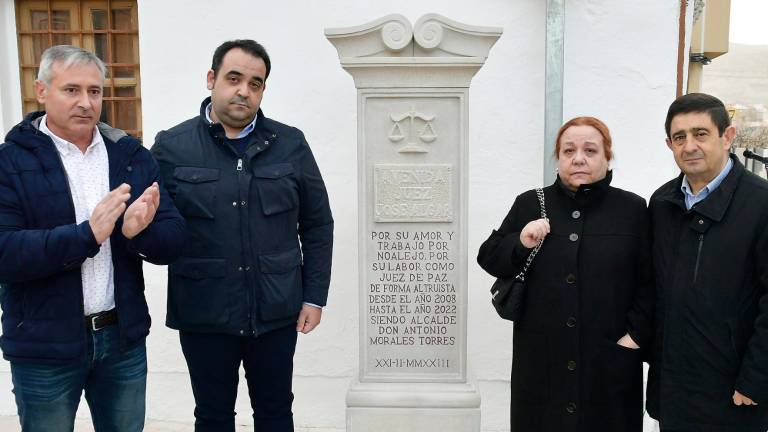 Juez José Algar: Una buena avenida por un vecino ejemplar de Noalejo Juez José Algar: Una buena avenida por un vecino ejemplar de Noalejo