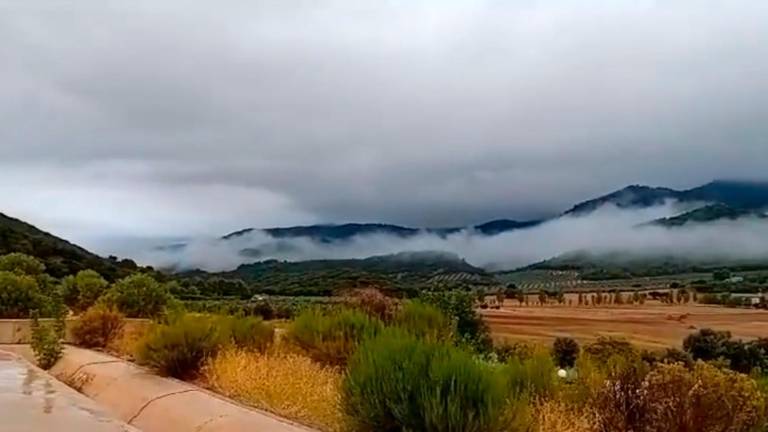 Un paisaje único desde el Cedefo de Huelma tras el paso de la DANA Un paisaje único desde el Cedefo de Huelma tras el paso de la DANA