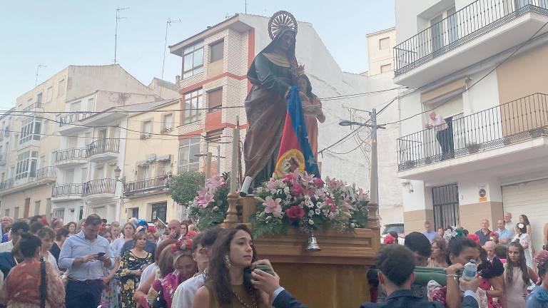 La patrona reluce en Pozo Alcón La patrona reluce en Pozo Alcón