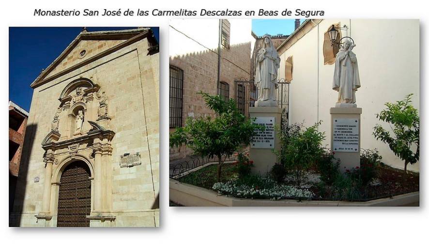 <i>Portada principal del Monasterio de San José del Salvador de Beas de Segura. </i>