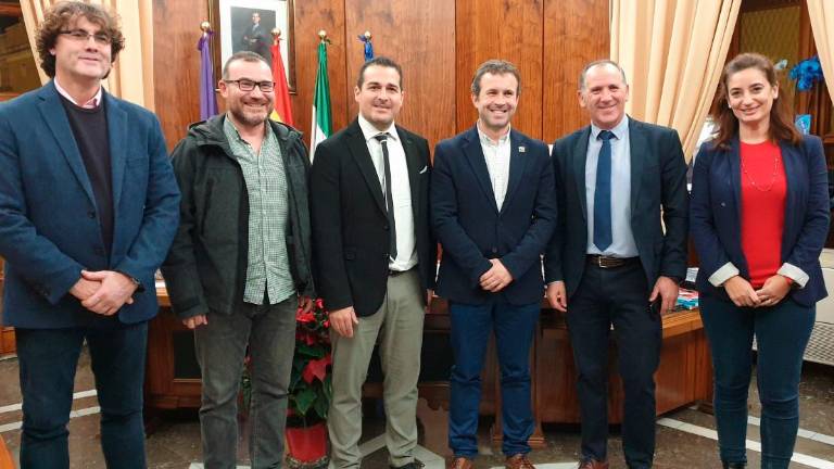 El Ayuntamiento y la Andaluza de Fútbol estrechan relaciones El Ayuntamiento y la Andaluza de Fútbol estrechan relaciones