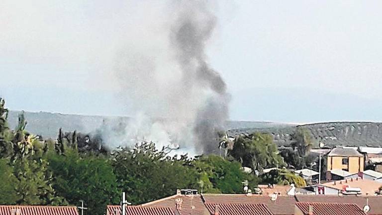 Incendio en el antiguo Parador de Bailén Incendio en el antiguo Parador de Bailén