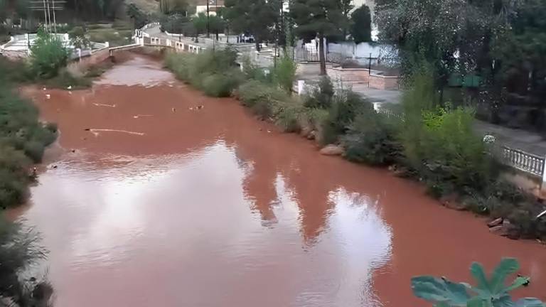 Crecida del río Guadalimar tras las intensas lluvias Crecida del río Guadalimar tras las intensas lluvias