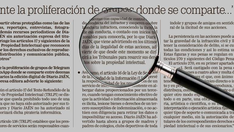 Compartir el periódico diario por Whatsapp infringe la ley Compartir el periódico diario por Whatsapp infringe la ley