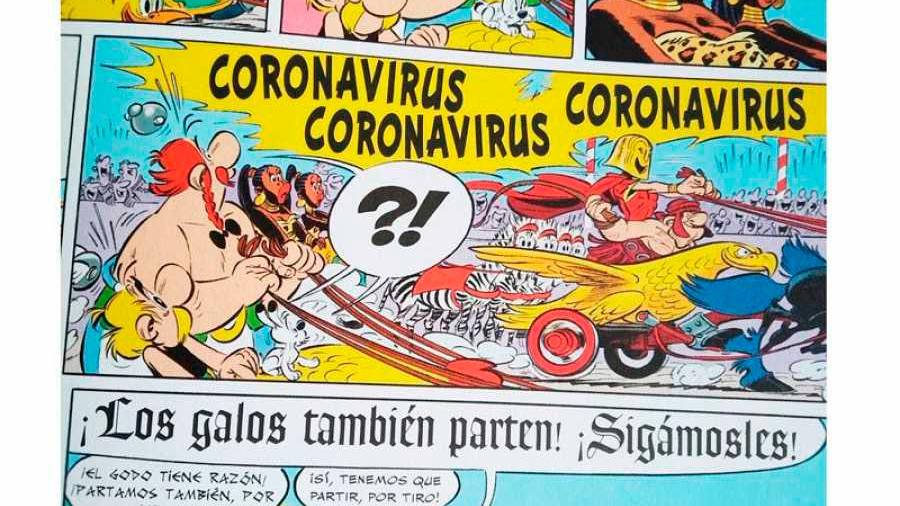 Astérix y Obélix ya lucharon contra Coronavirus y su máscara $!Astérix y Obélix ya lucharon contra Coronavirus y su máscara