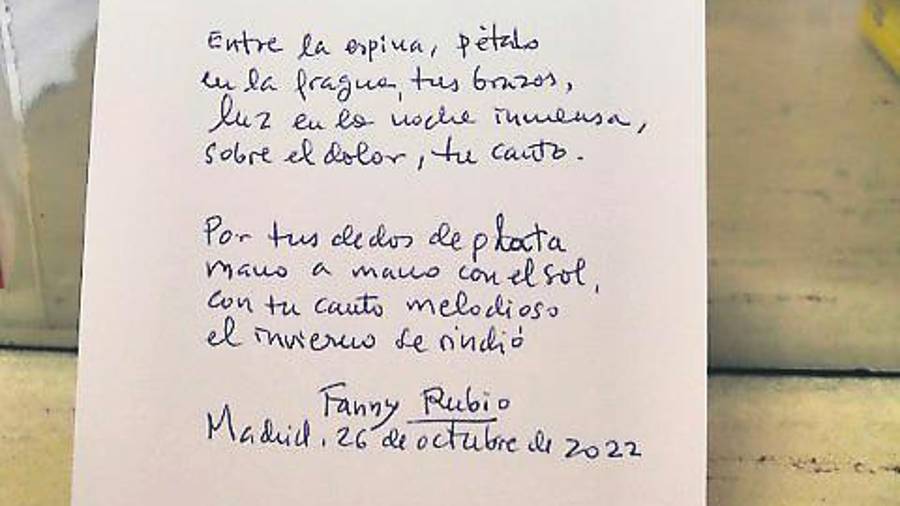 “La patria de todos es el canto, la voz y la palabra” “La patria de todos es el canto, la voz y la palabra”