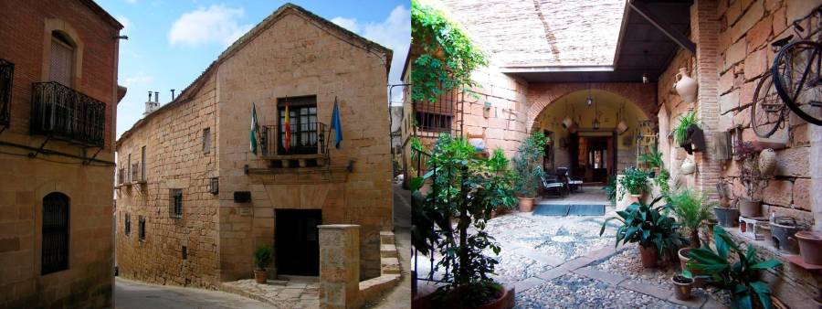 <i>Cerco de los Corvera, fachada y patio interior. </i> <i>Cerco de los Corvera, fachada y patio interior. </i>