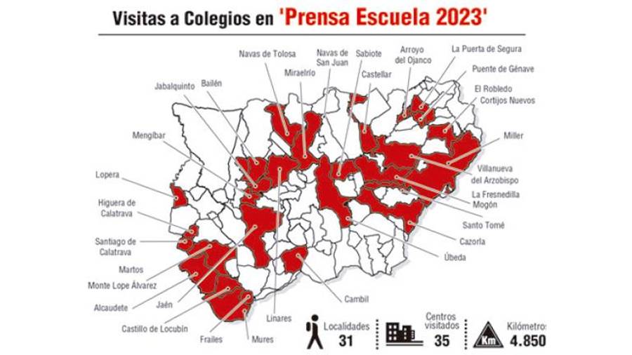 Premios Prensa-Escuela 35ª edición: Jaén, Torresblascopedro, Mancha Real, Martos, Linares, Frailes, Úbeda, Orcera, Lopera, Torredelcampo, Villanueva del Arzobispo... Premios Prensa-Escuela 35ª edición: Jaén, Torresblascopedro, Mancha Real, Martos, Linares, Frailes, Úbeda, Orcera, Lopera, Torredelcampo, Villanueva del Arzobispo...