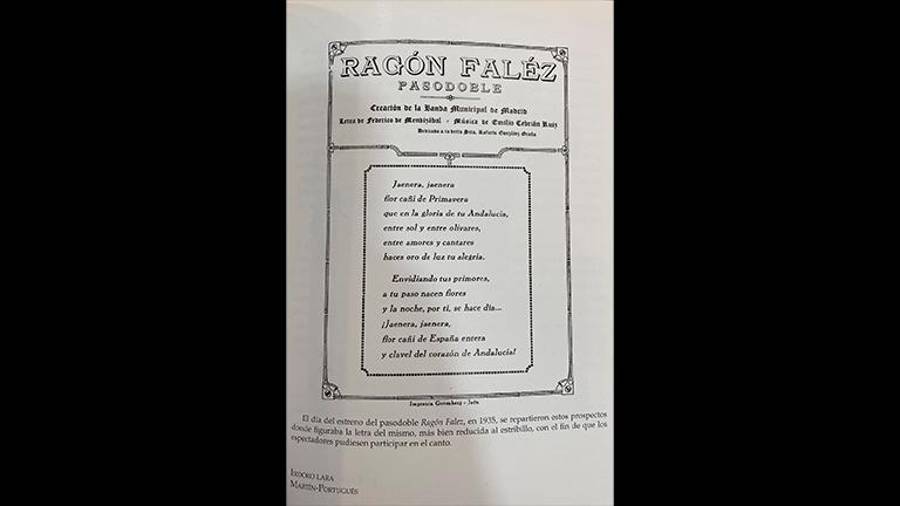 Ragón Falez y las letras desconocidas en la obra del maestro Cebrián Ragón Falez y las letras desconocidas en la obra del maestro Cebrián