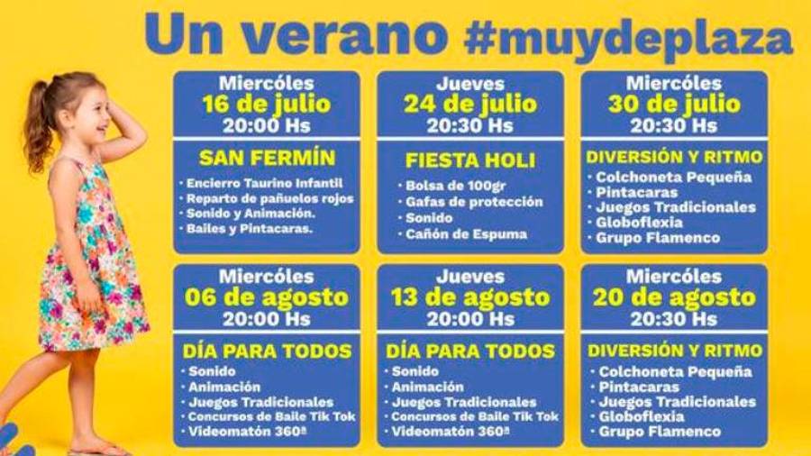 Planes variados para disfrutar del verano en Jaén Plaza $!Planes variados para disfrutar del verano en Jaén Plaza