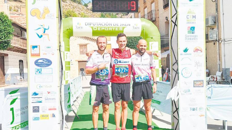 <i>Los ganadores de la Trail Weekend, José Ángel Fernández, Óscar Aymerich y José María Tíscar.</i> $!<i>Los ganadores de la Trail Weekend, José Ángel Fernández, Óscar Aymerich y José María Tíscar.</i>