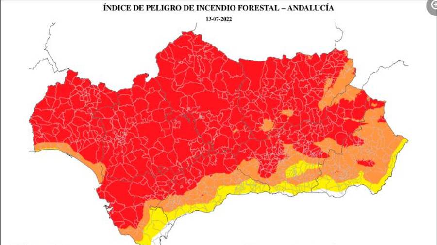 43,7º: Andújar marcó este martes la temperatura más alta de Andalucía y la tercera de España tras Mérida y Olivenza 43,7º: Andújar marcó este martes la temperatura más alta de Andalucía y la tercera de España tras Mérida y Olivenza