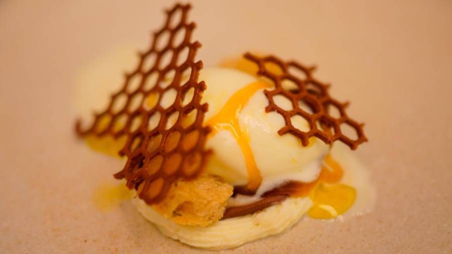 <i>la receta ganadora emplatada. / Diputación de Jaén.</i> <i>la receta ganadora emplatada. / Diputación de Jaén.</i>