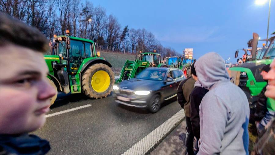 <i>Protesta de agricultores en Francia. / Julien Warnand / Europa Press. </i> $!<i>Protesta de agricultores en Francia. / Julien Warnand / Europa Press. </i>