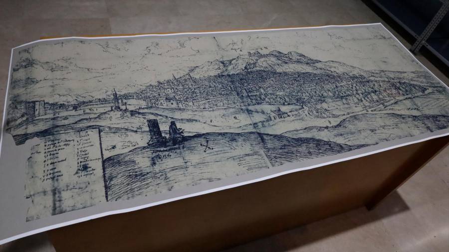 <i>Así era Jaén en un viejo dibujo. / Jason Moyano / Diario JAÉN.</i> <i>Así era Jaén en un viejo dibujo. / Jason Moyano / Diario JAÉN.</i>