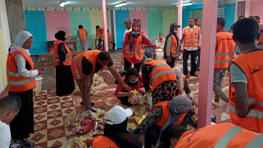 <i>UN local habilitado para refugiados en Aswan, Egipto. / Radwan Abu Elmag / Contaco / Europa Press.</i> <i>UN local habilitado para refugiados en Aswan, Egipto. / Radwan Abu Elmag / Contaco / Europa Press.</i>