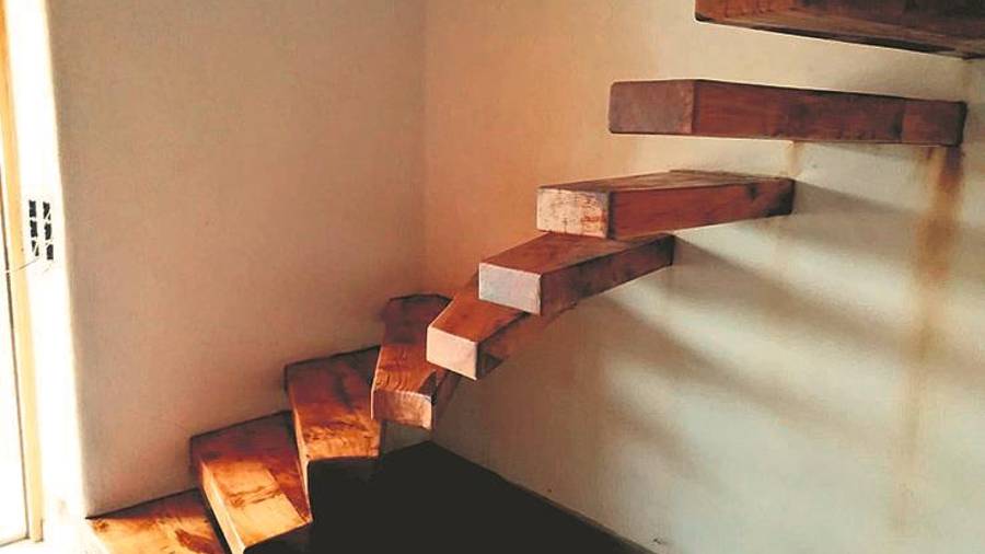 <i>Escalera de caracol instalada en la casa.</i> $!<i>Escalera de caracol instalada en la casa.</i>