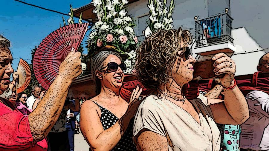 <i>Fiesta en El Donadío (Úbeda) y abanico para mitigar el calor|Diario JAÉN.</i> <i>Fiesta en El Donadío (Úbeda) y abanico para mitigar el calor|Diario JAÉN.</i>