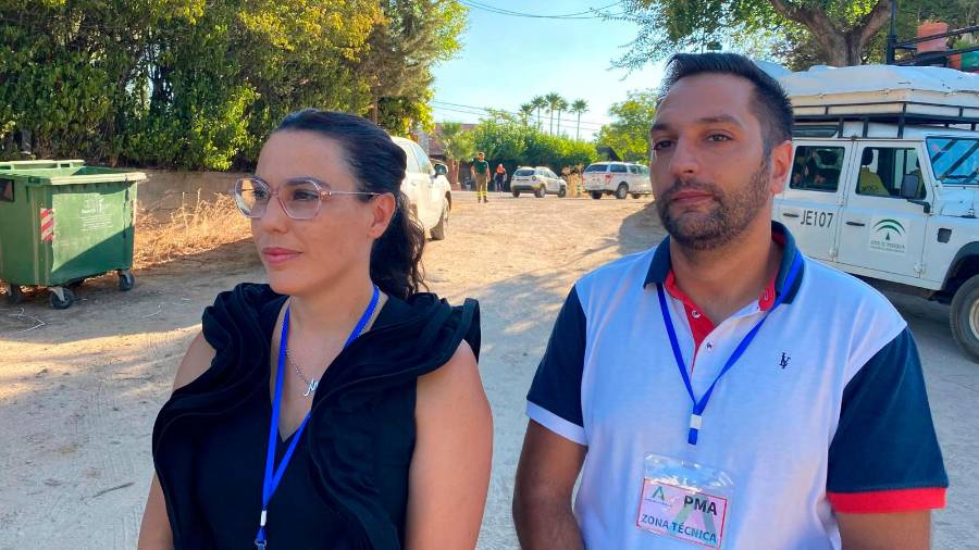<i>La alcaldesa en funciones de Andújar, Almudena García, y el concejal de Medio Ambiente, Emilio Rodríguez. / Laura Díaz Barrio / Diario JAÉN.</i> <i>La alcaldesa en funciones de Andújar, Almudena García, y el concejal de Medio Ambiente, Emilio Rodríguez. / Laura Díaz Barrio / Diario JAÉN.</i>