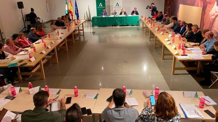 <i>Reunión, este miércoles, del Foro Provincial de la Inmigración. / Junta de Andalucía.</i> <i>Reunión, este miércoles, del Foro Provincial de la Inmigración. / Junta de Andalucía.</i>