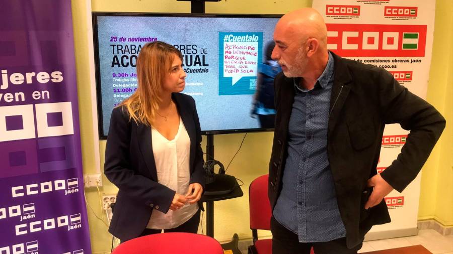 <i>Elisabeth García y José Blanco se disponen a presentar el informe, este jueves. / Ildefonso Polaina / Diario JAÉN.</i> <i>Elisabeth García y José Blanco se disponen a presentar el informe, este jueves. / Ildefonso Polaina / Diario JAÉN.</i>
