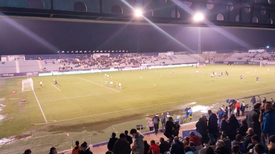 <i>Entrenameintos previos en el Estadio de La Victoria. / Gilberto Moreno / Diario JAÉN. </i> <i>Entrenameintos previos en el Estadio de La Victoria. / Gilberto Moreno / Diario JAÉN. </i>