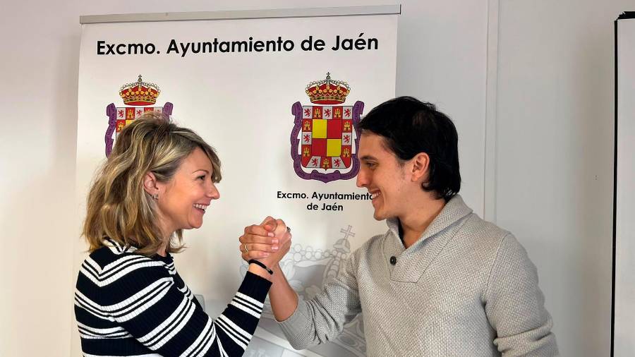 <i>Maribel López y Luis García, titulares de las concejalías implicadas en la iniciativa. / Ayuntamiento de Jaén.</i> <i>Maribel López y Luis García, titulares de las concejalías implicadas en la iniciativa. / Ayuntamiento de Jaén.</i>