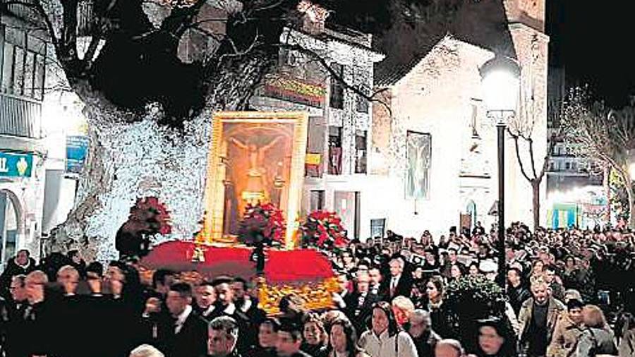 <i>Procesión del Cristo del Mármol en 2023.</i> <i>Procesión del Cristo del Mármol en 2023.</i>