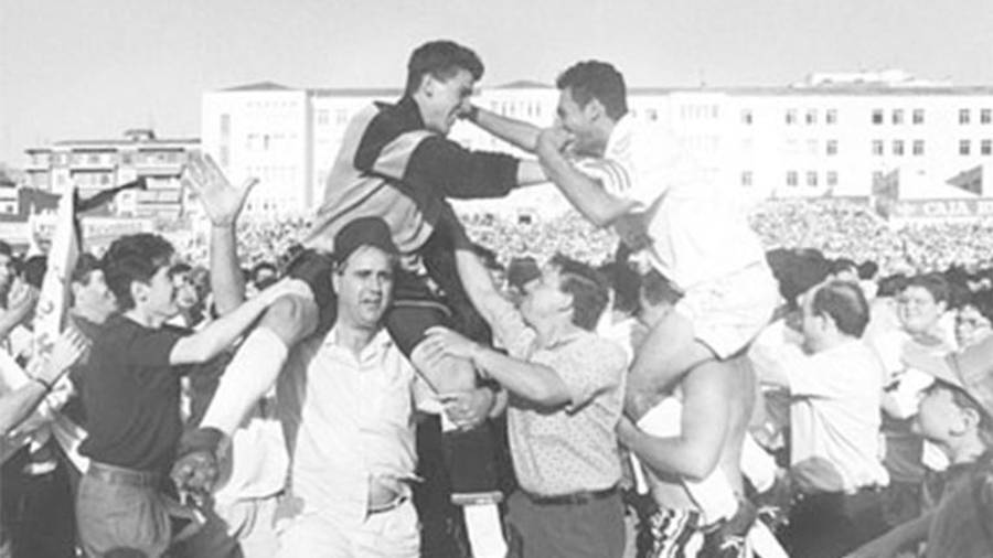 Todos los épicos ascensos del Real Jaén en un siglo de fútbol Todos los épicos ascensos del Real Jaén en un siglo de fútbol