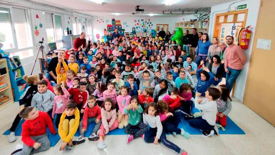 <i>Escolares del colegio Nuestra Señora de las Nieves, el día de la presentación del concurso. / Álex Gómez / Diario JAÉN.</i> <i>Escolares del colegio Nuestra Señora de las Nieves, el día de la presentación del concurso. / Álex Gómez / Diario JAÉN.</i>