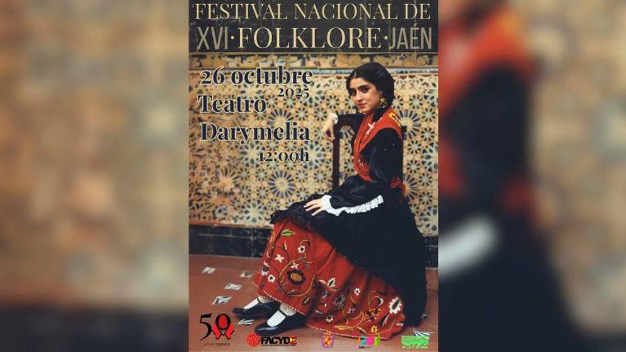 <i>Cartel del XVI Festival Nacional de Folklore de Jaén. / Asociación “Lola Torres”.</i> <i>Cartel del XVI Festival Nacional de Folklore de Jaén. / Asociación “Lola Torres”.</i>