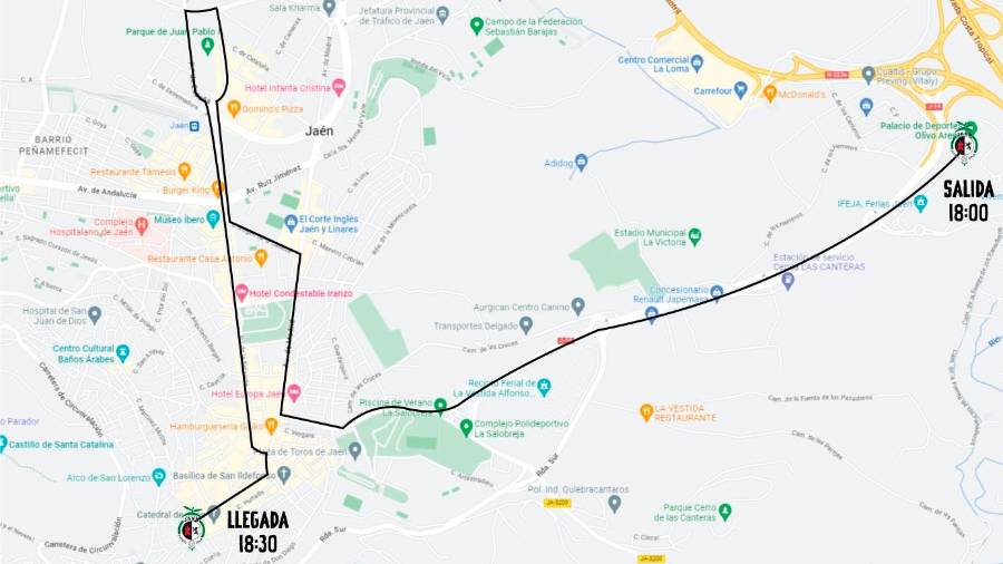 Siga aquí en directo la caravana del Jaén Paraíso Interior con la Copa de España (18:00) Siga aquí en directo la caravana del Jaén Paraíso Interior con la Copa de España (18:00)